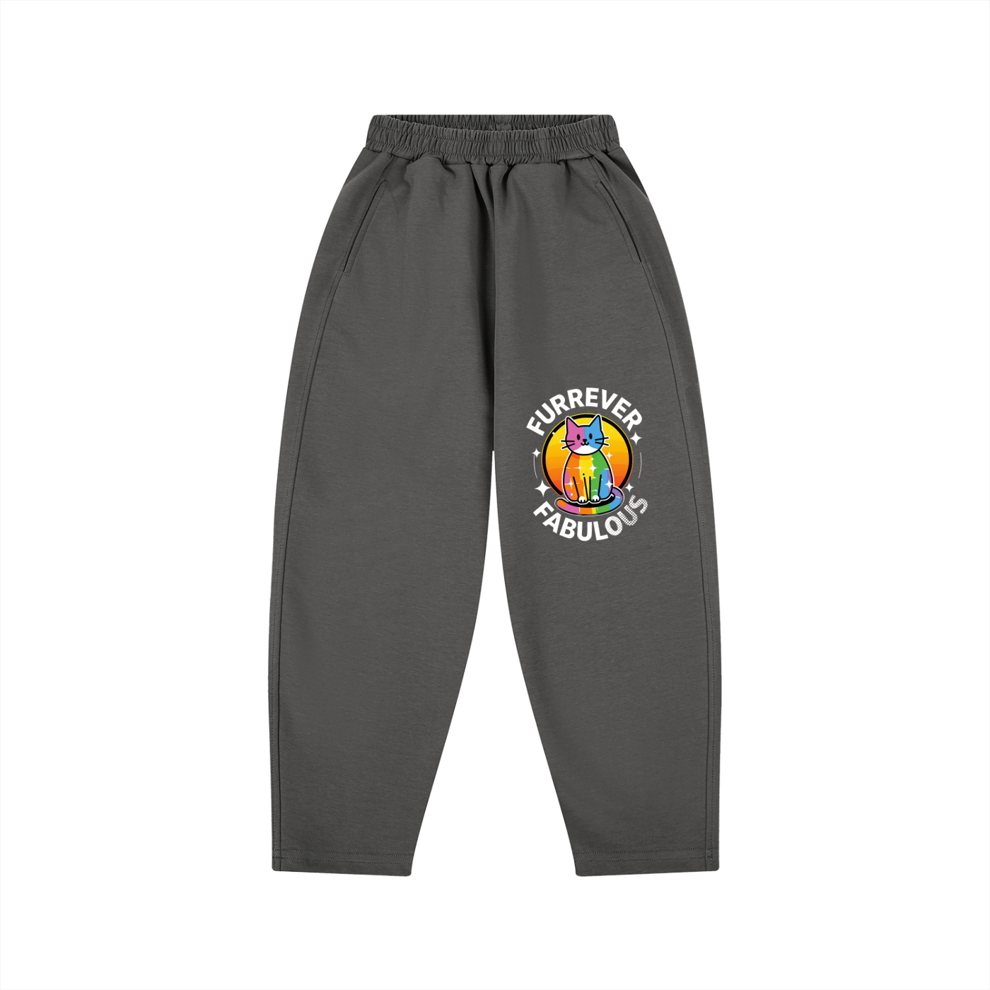 Kid's Loose Wide Leg Sweatpants
