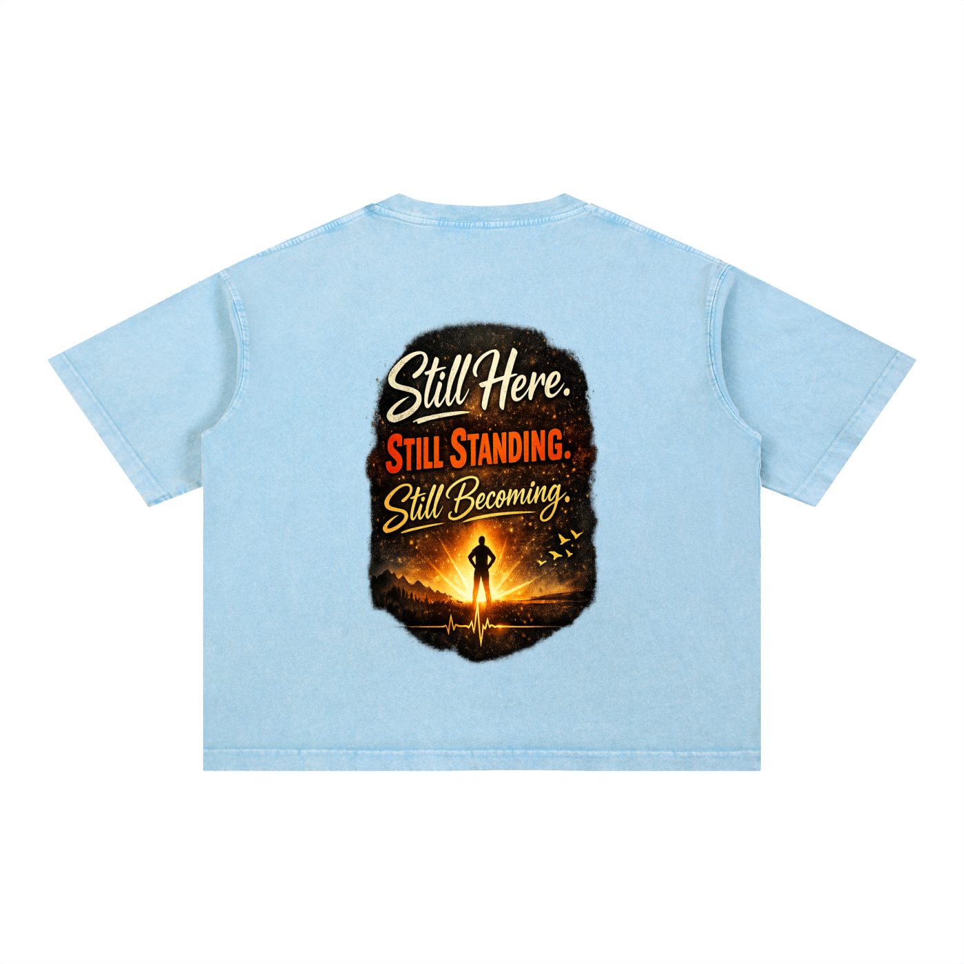 Mineral Wash Boxy Cotton T-Shirt