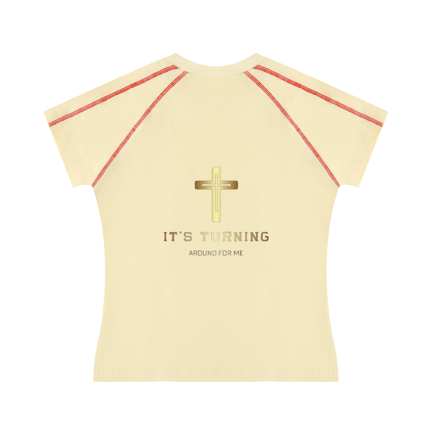 Women's Contrast Stitch Raglan T-Shirt