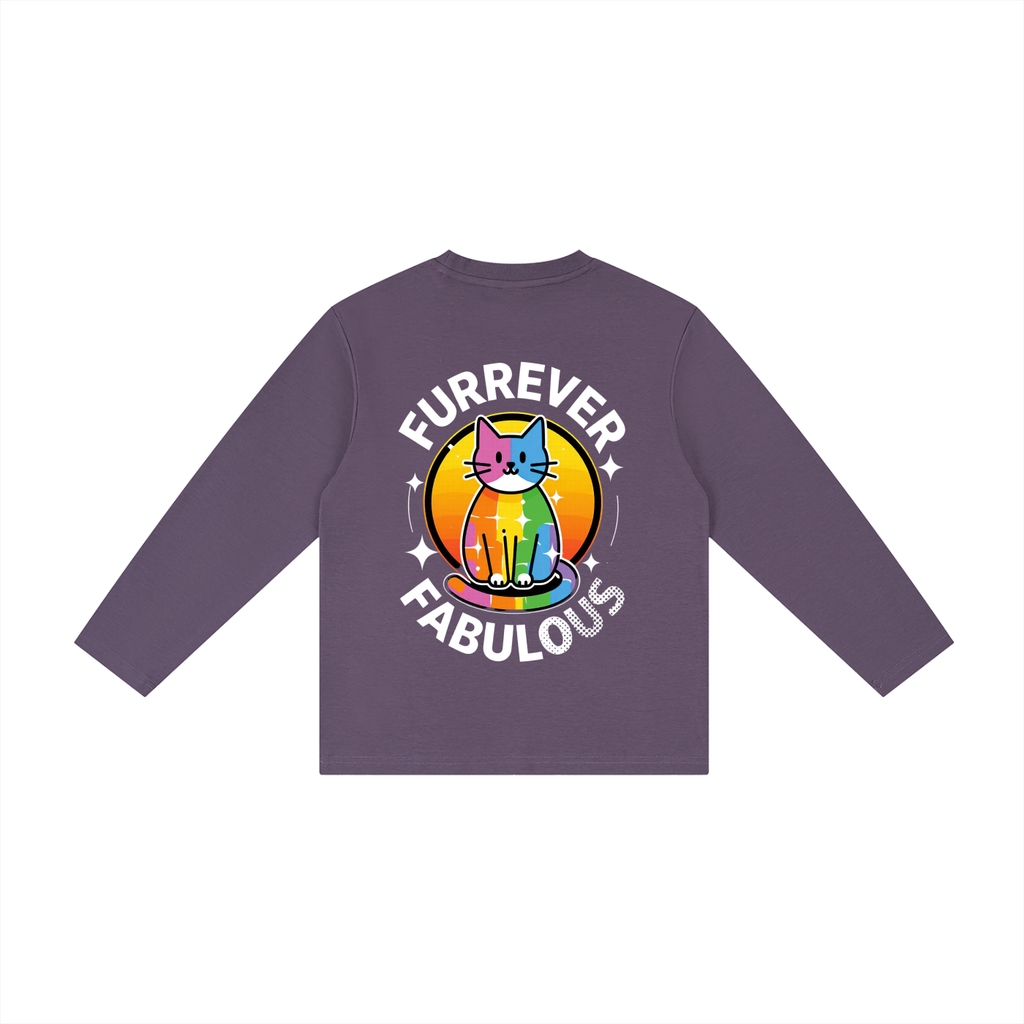 Kid's Drop Shoulder Long Sleeve T-Shirt