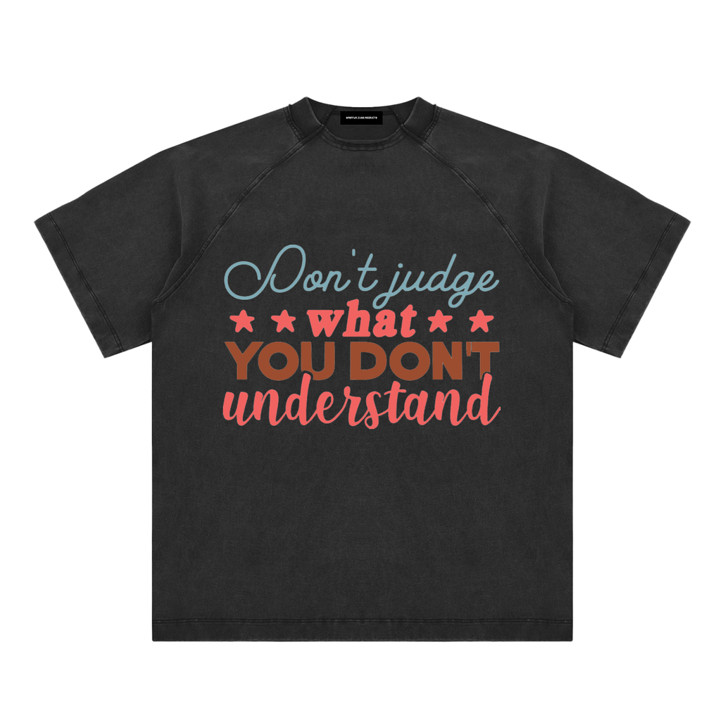 Vintage Washed Raglan Cotton T-Shirt