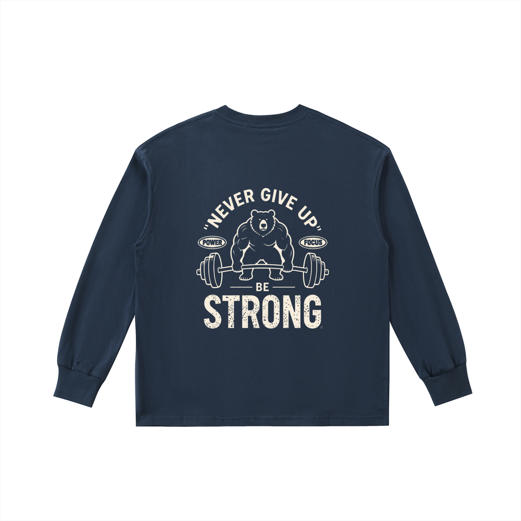 Kids' Quick-Dry Cotton Long-Sleeve Tee