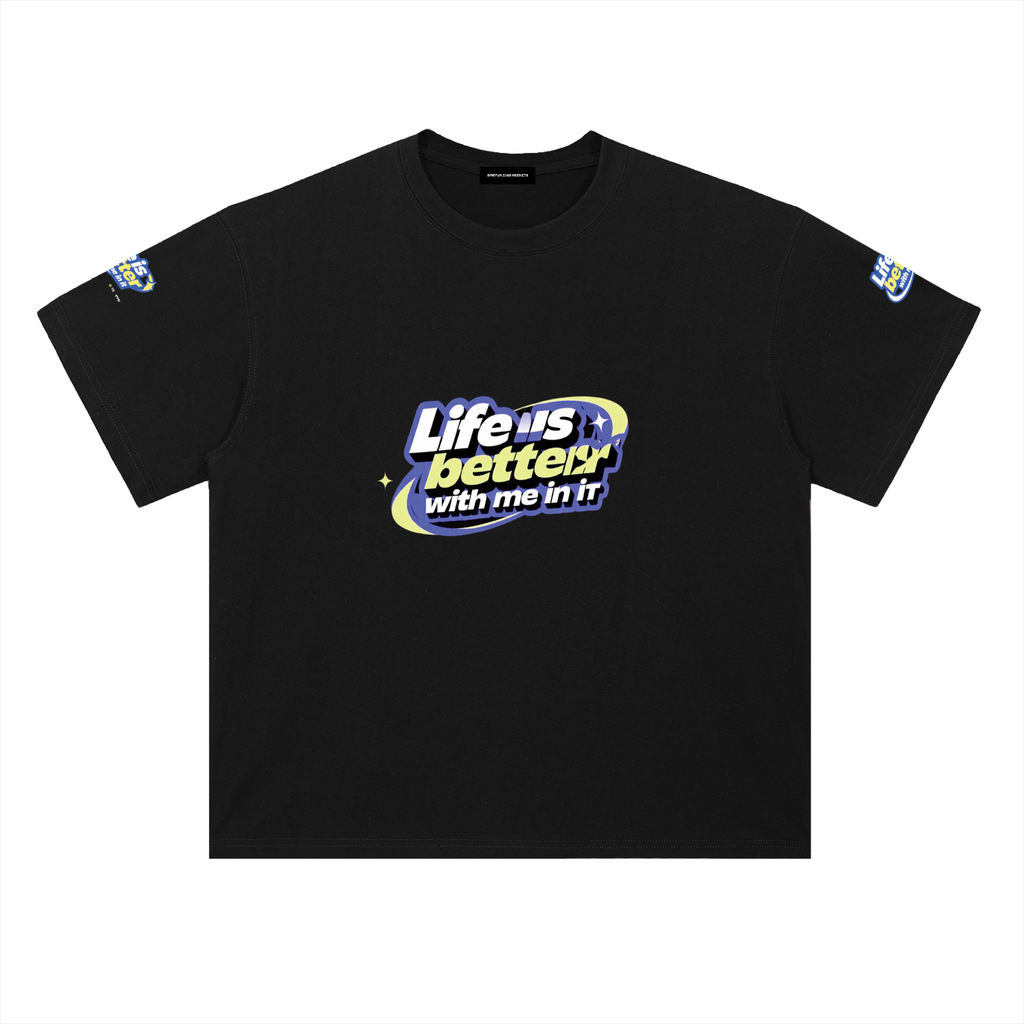 Heavyweight Drop Shoulder Cotton T-Shirt