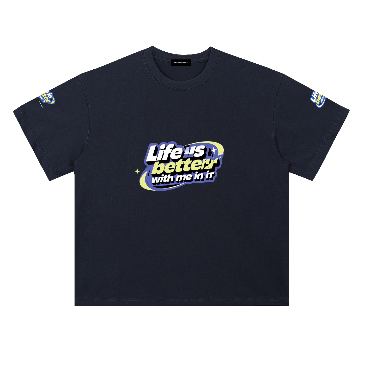 Heavyweight Drop Shoulder Cotton T-Shirt