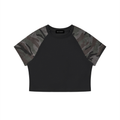 Women’s Camo Raglan Crop T-Shirt