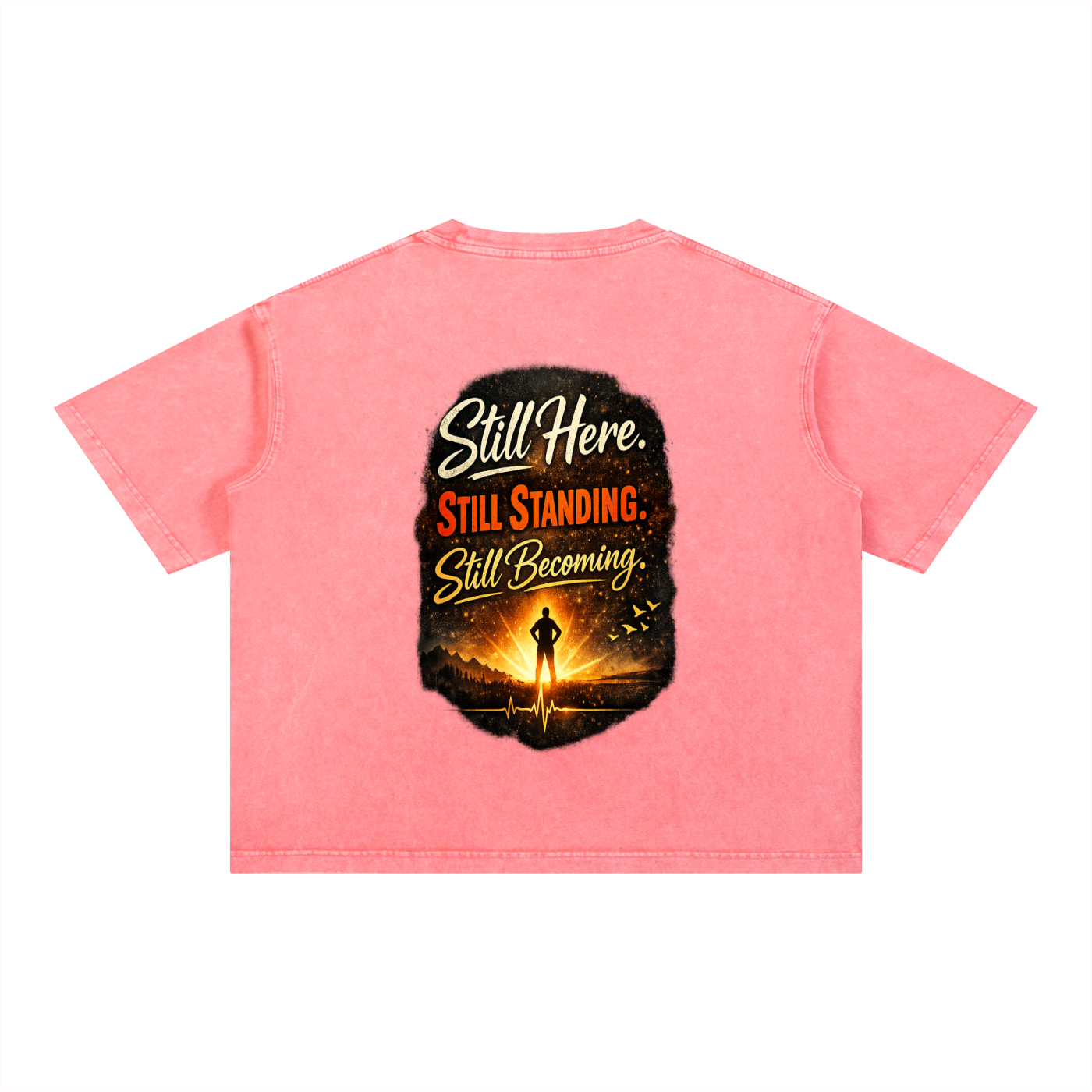 Mineral Wash Boxy Cotton T-Shirt