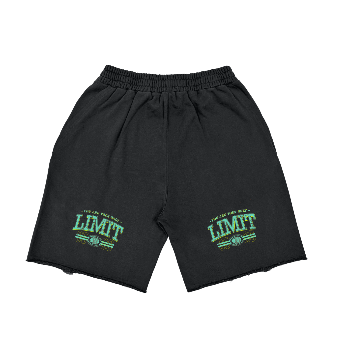 Vintage Washed Tiger Stripes Short Pants