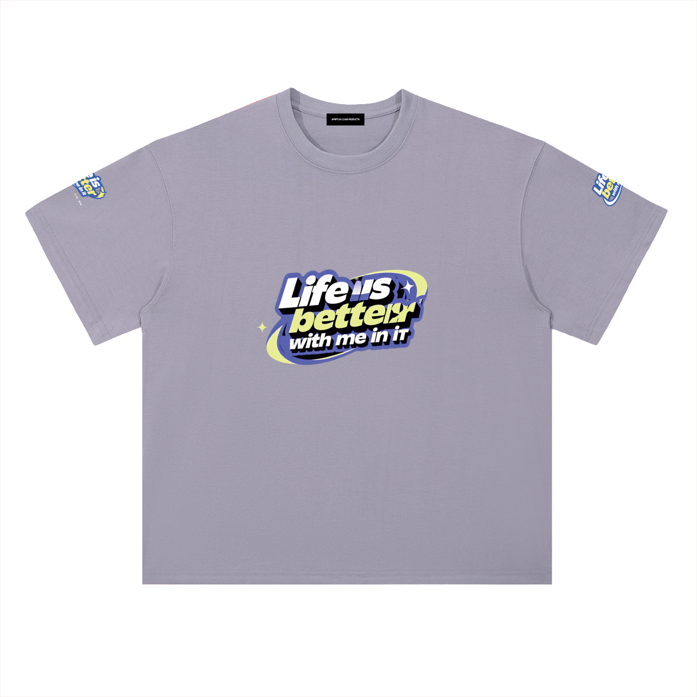 Heavyweight Drop Shoulder Cotton T-Shirt