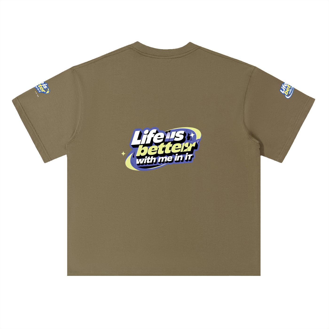 Heavyweight Drop Shoulder Cotton T-Shirt