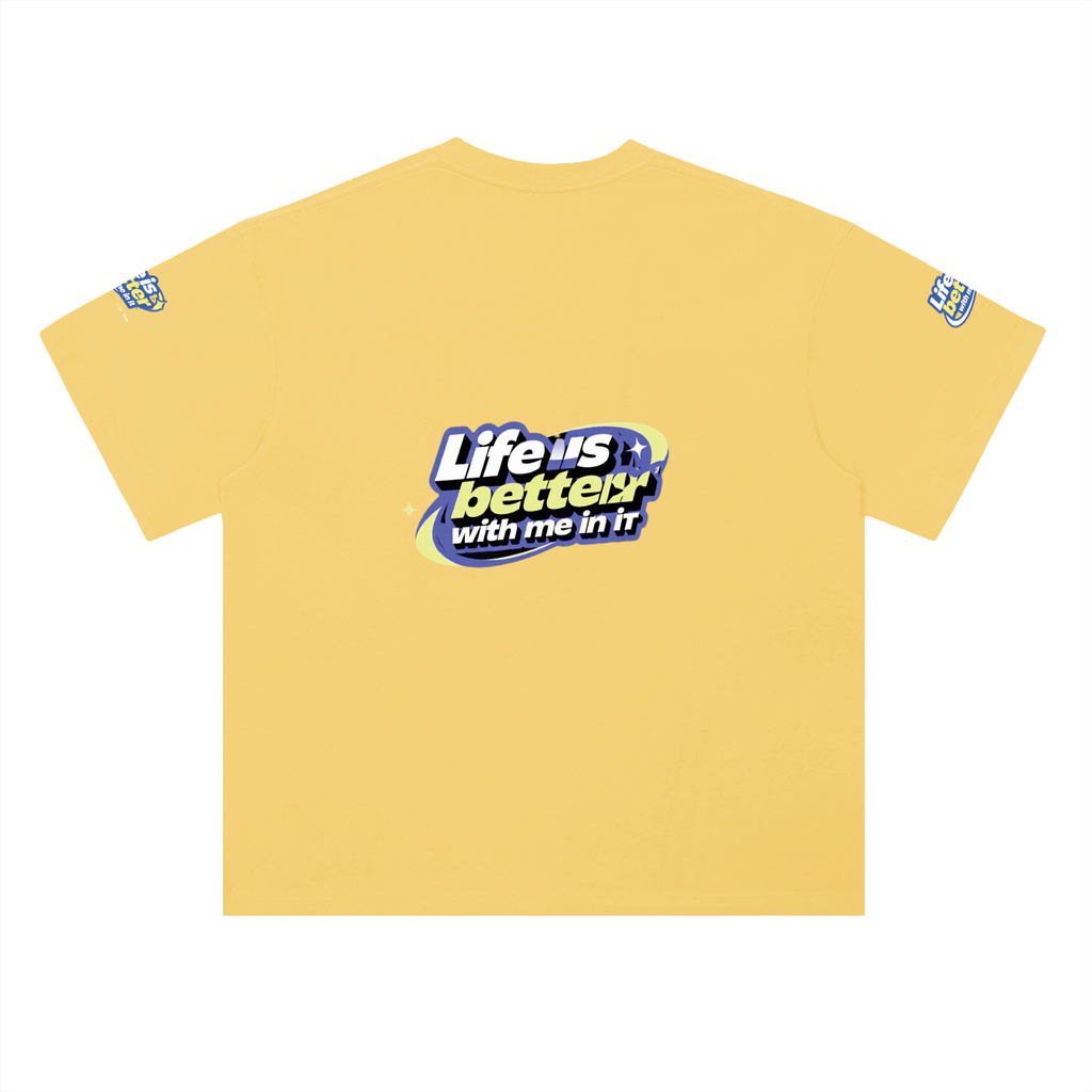 Heavyweight Drop Shoulder Cotton T-Shirt