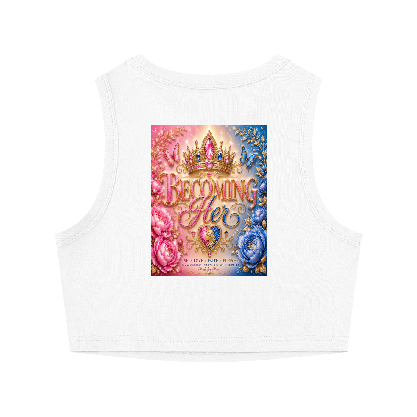 Women's Tight Crewneck Crop Tank Top