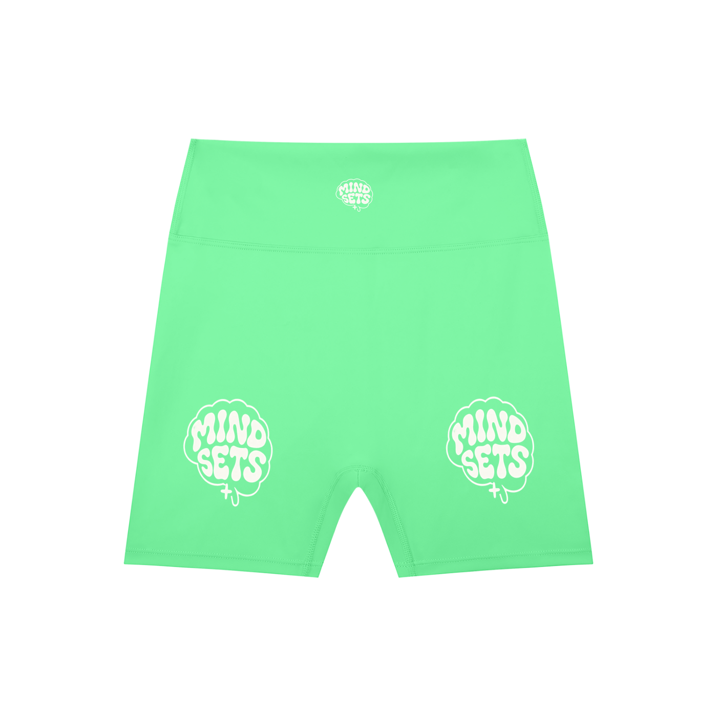 High-Waisted Blend Biker Shorts