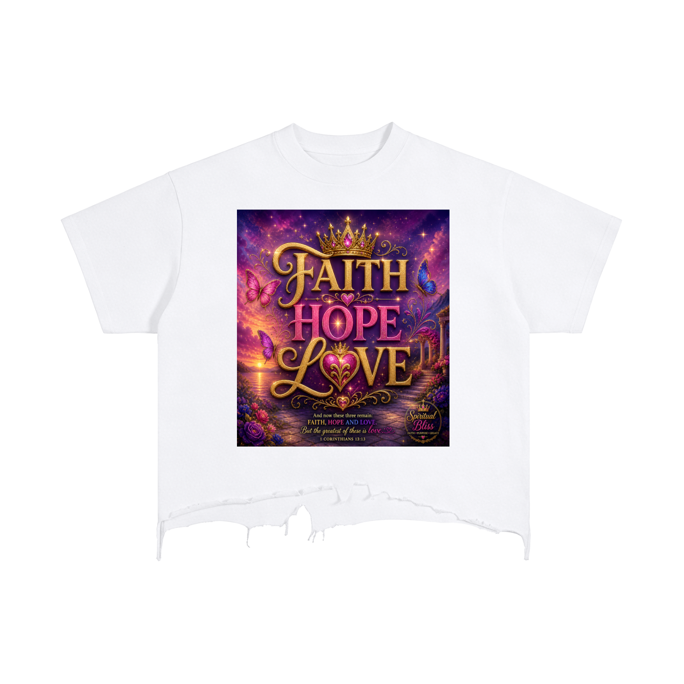 ヴィンテージウォッシュ ボクシー ダメージヘム Tシャツ