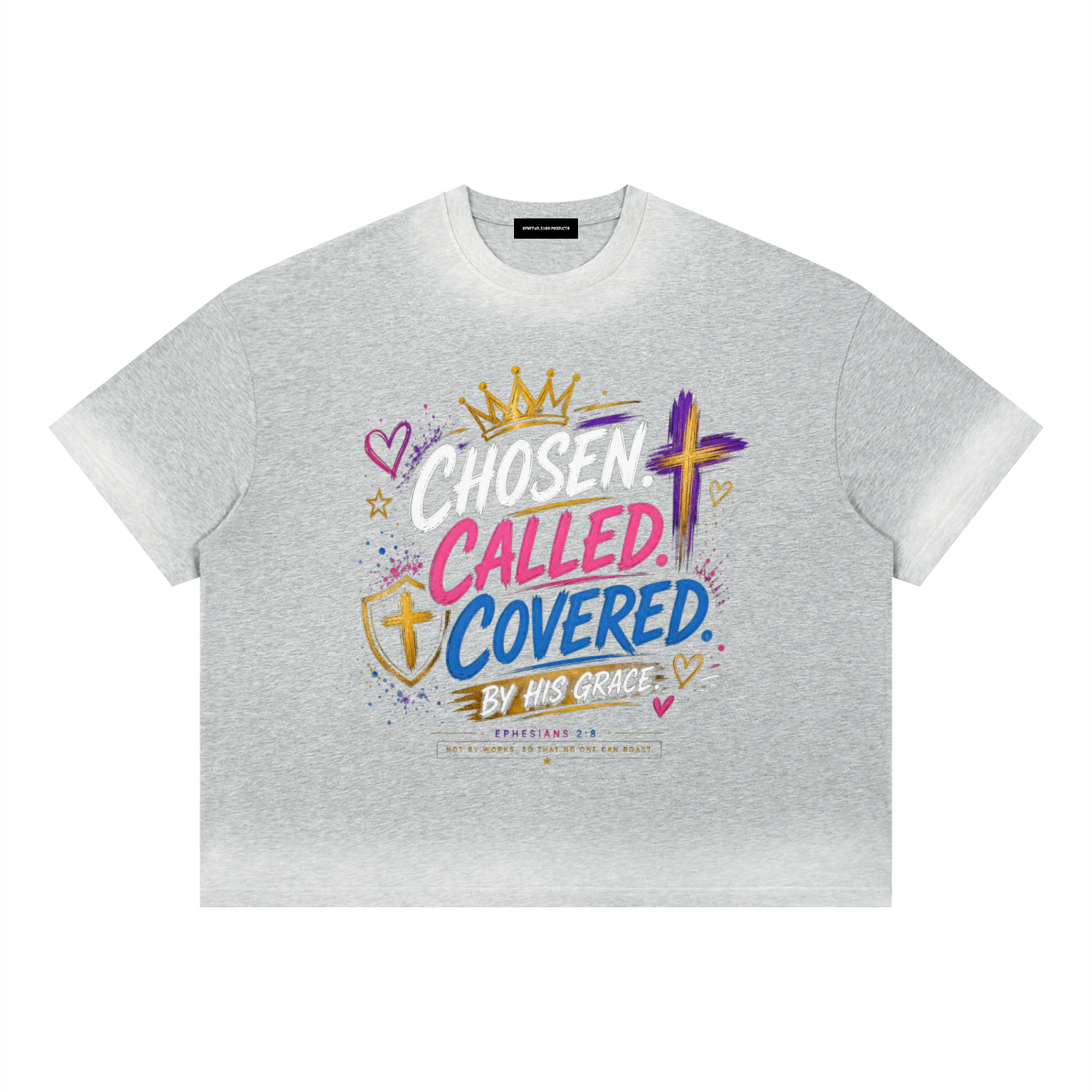 ユニセックス ボクシー サンフェード ヴィンテージウォッシュ Tシャツ
