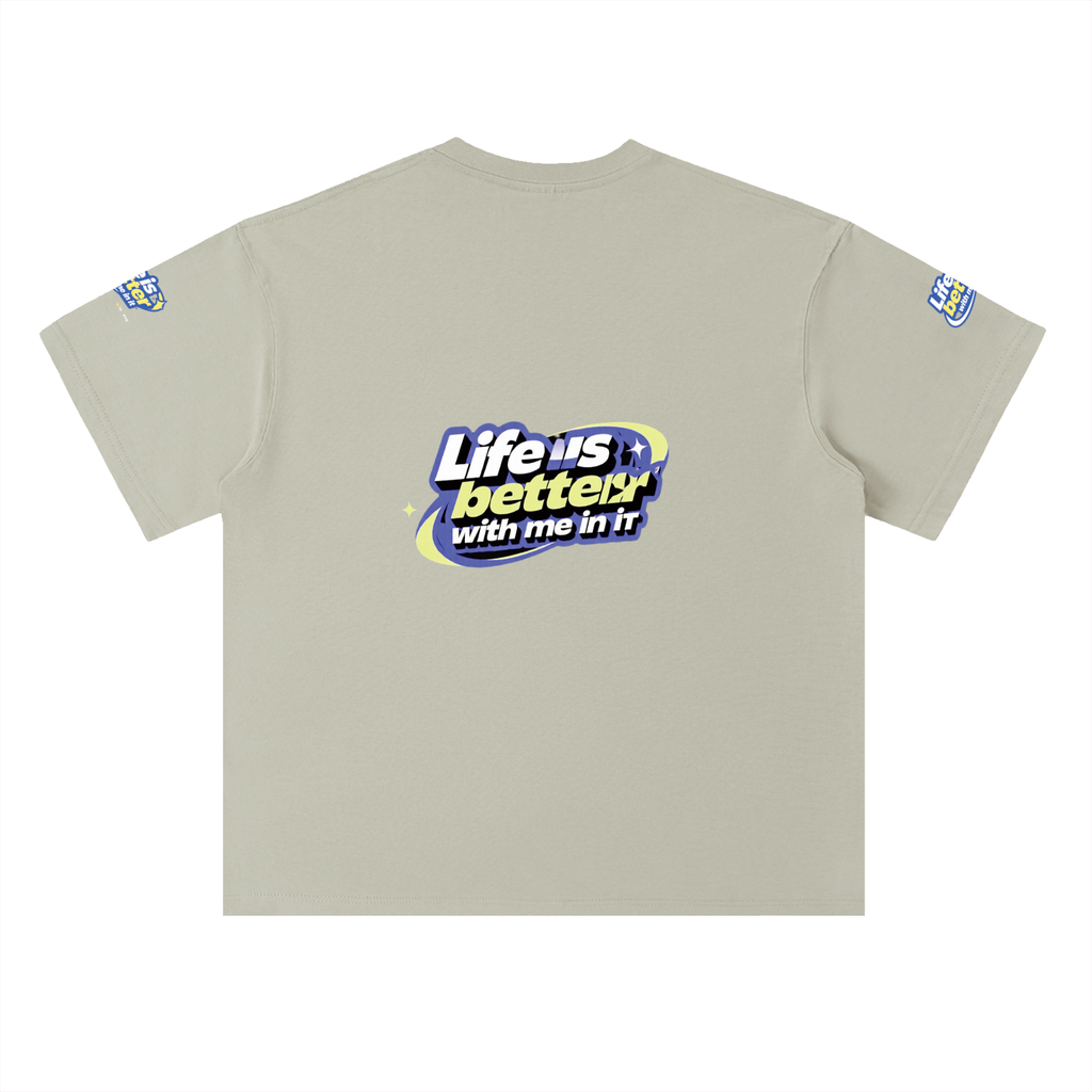Heavyweight Drop Shoulder Cotton T-Shirt