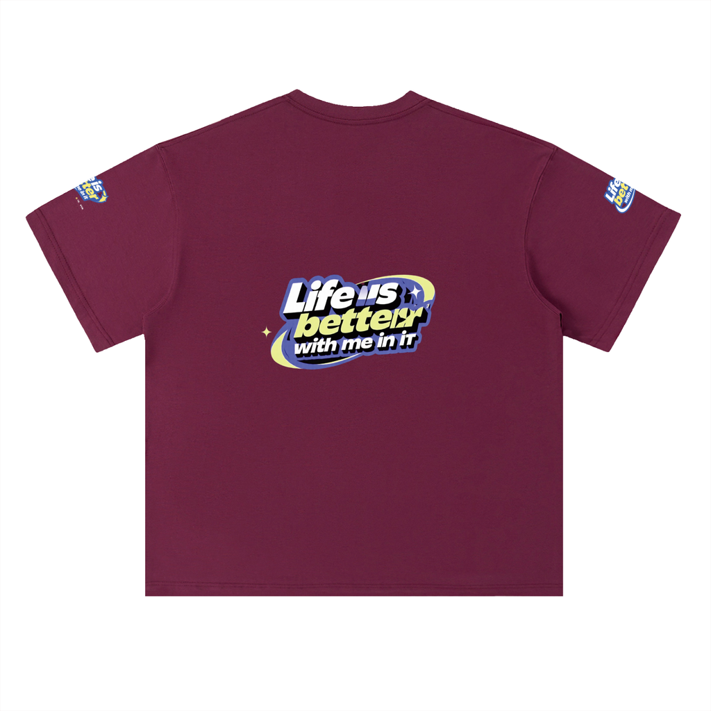 Heavyweight Drop Shoulder Cotton T-Shirt