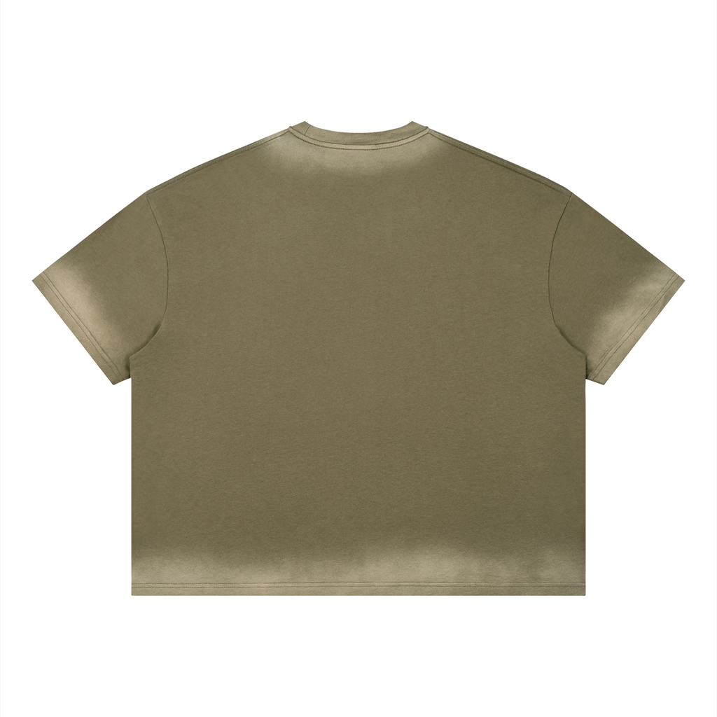 Unisex Boxy Sunfade Vintage Wash T-Shirt