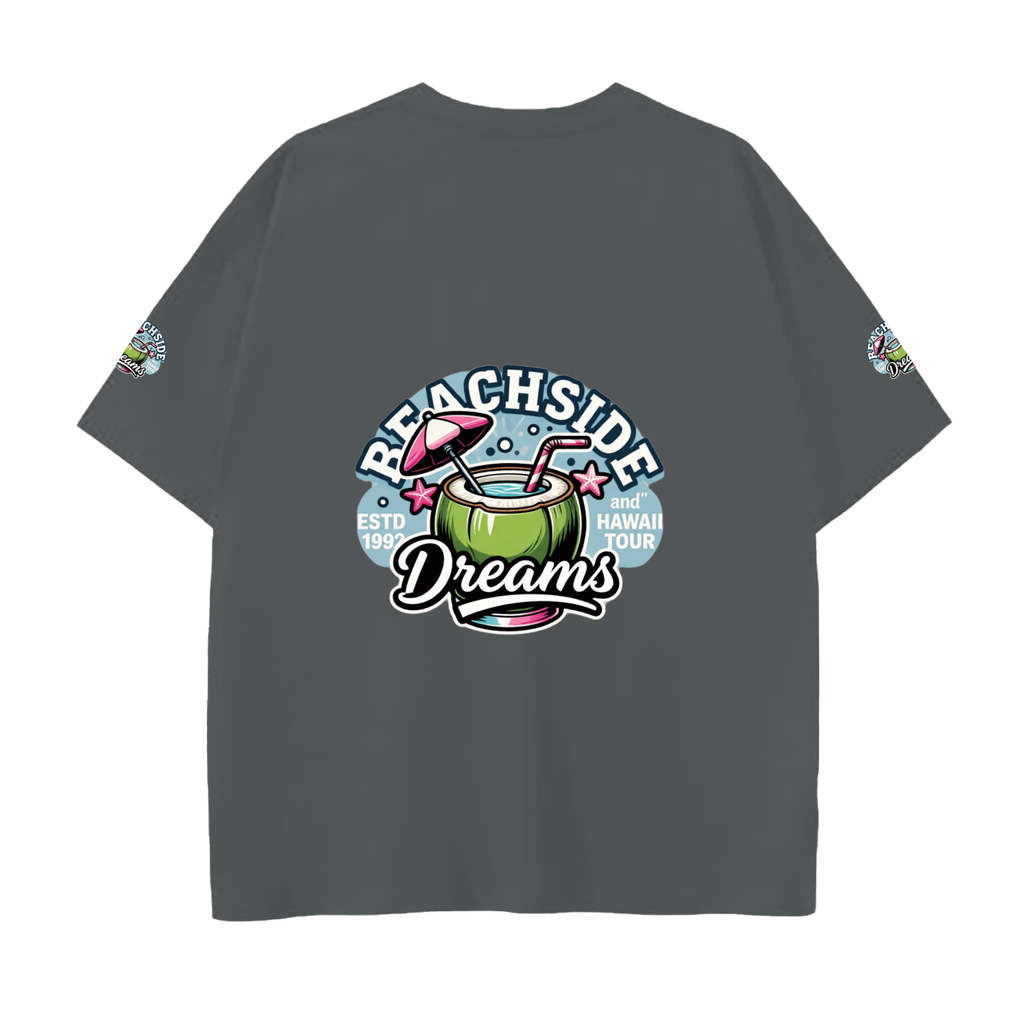 Drop Shoulder Cotton T-Shirt