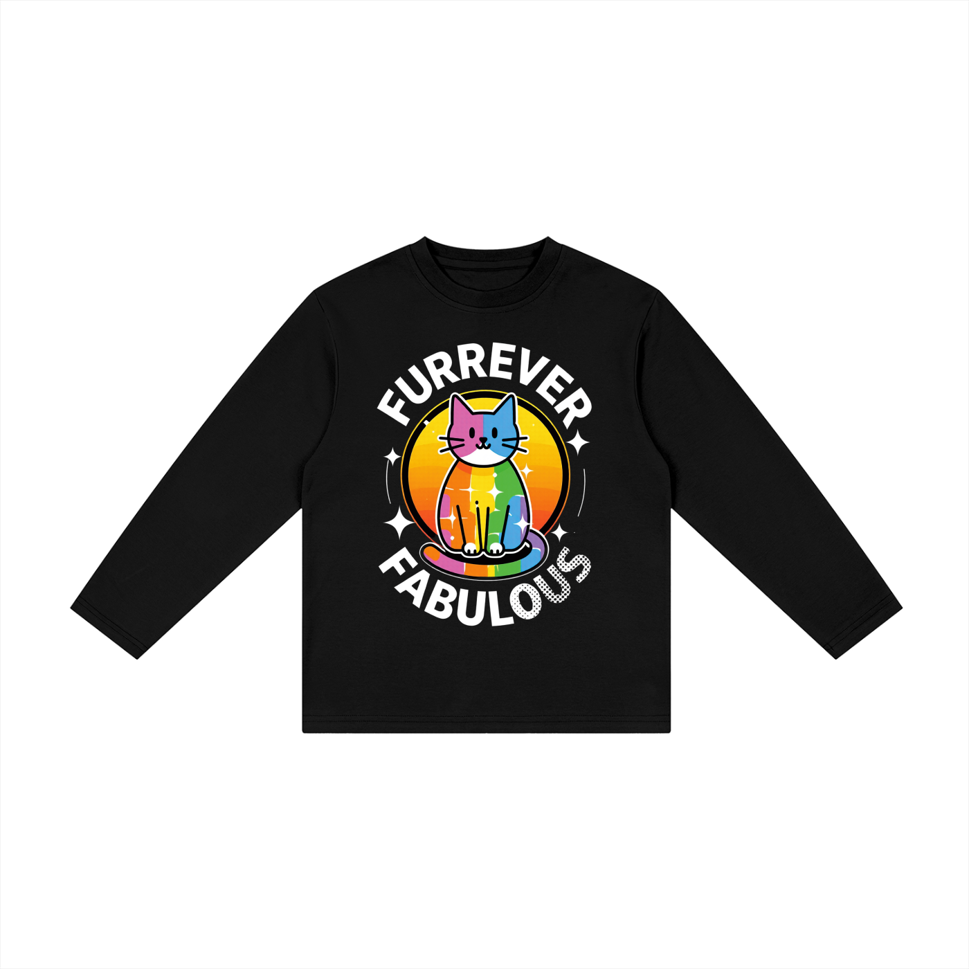 Kid's Drop Shoulder Long Sleeve T-Shirt