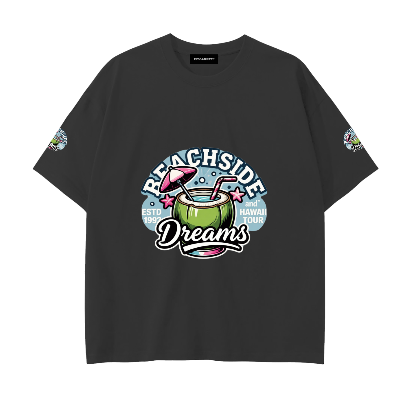 Drop Shoulder Cotton T-Shirt