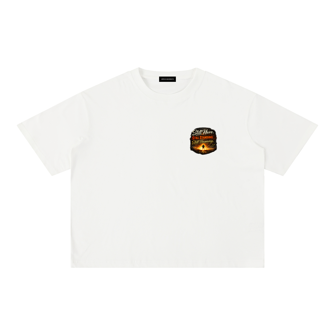 Mineral Wash Boxy Cotton T-Shirt