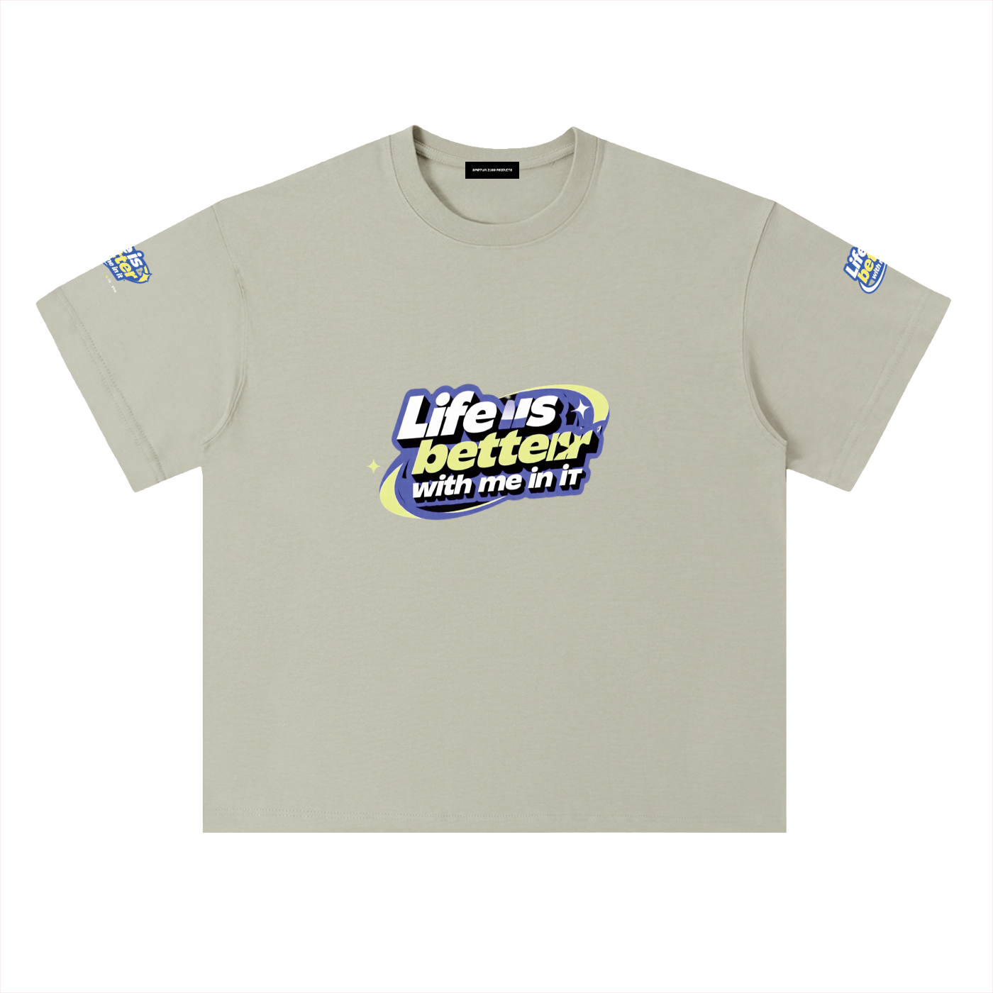 Heavyweight Drop Shoulder Cotton T-Shirt