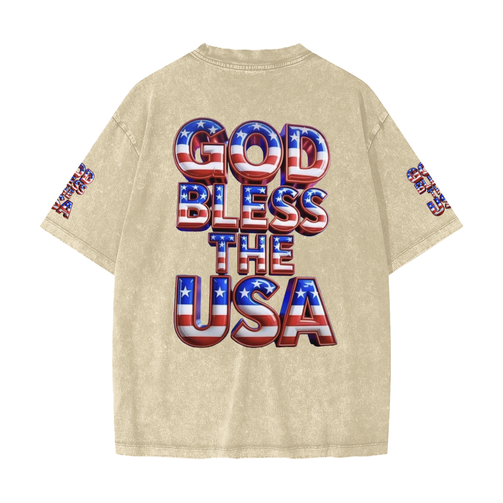 Heavyweight Snow Washed T-Shirt