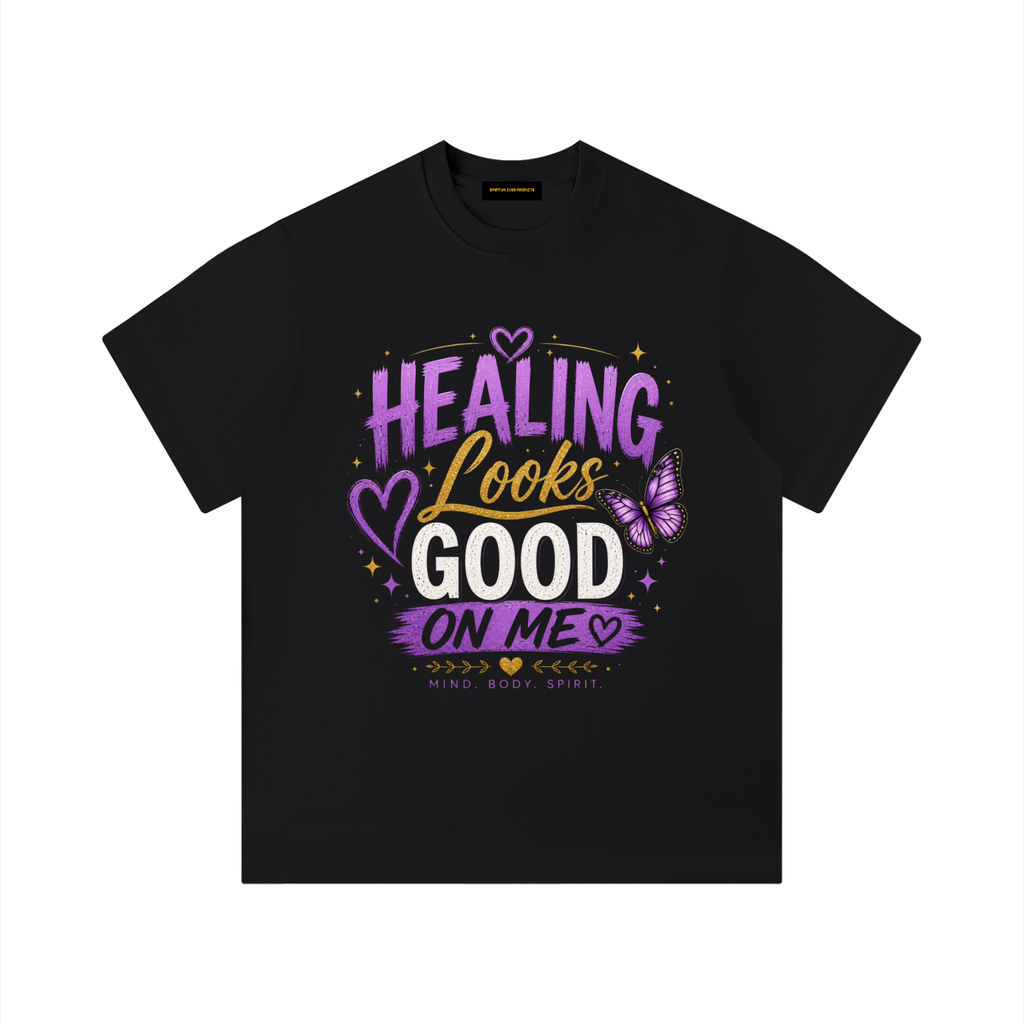 Unisex Solid Color Boxy T-Shirt