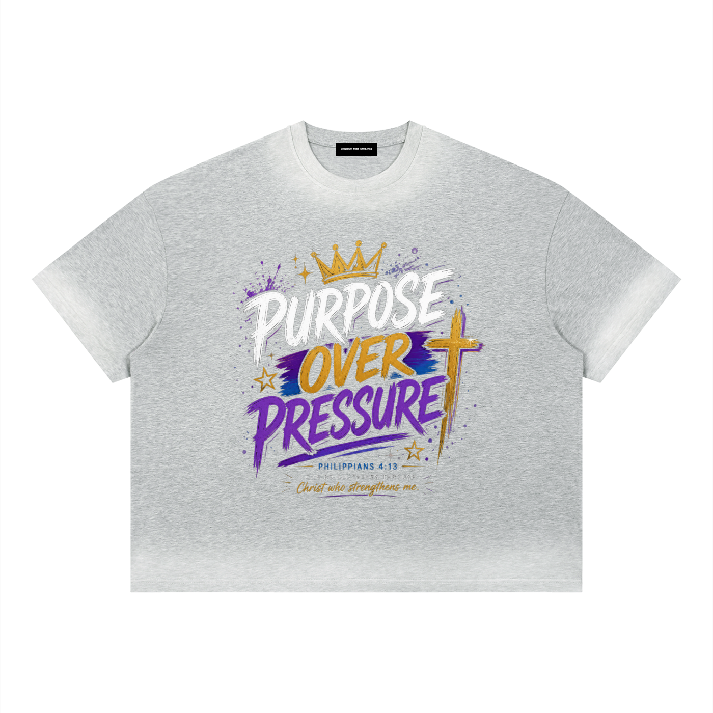 男女兼用ボックスサンフェードヴィンテージウォッシュTシャツ
