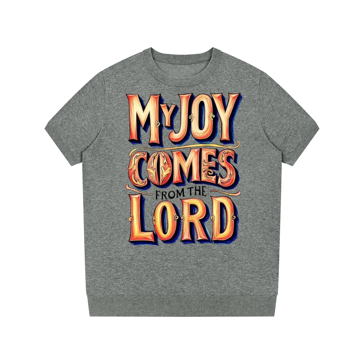 Unisex Crewneck Knit T-Shirt
