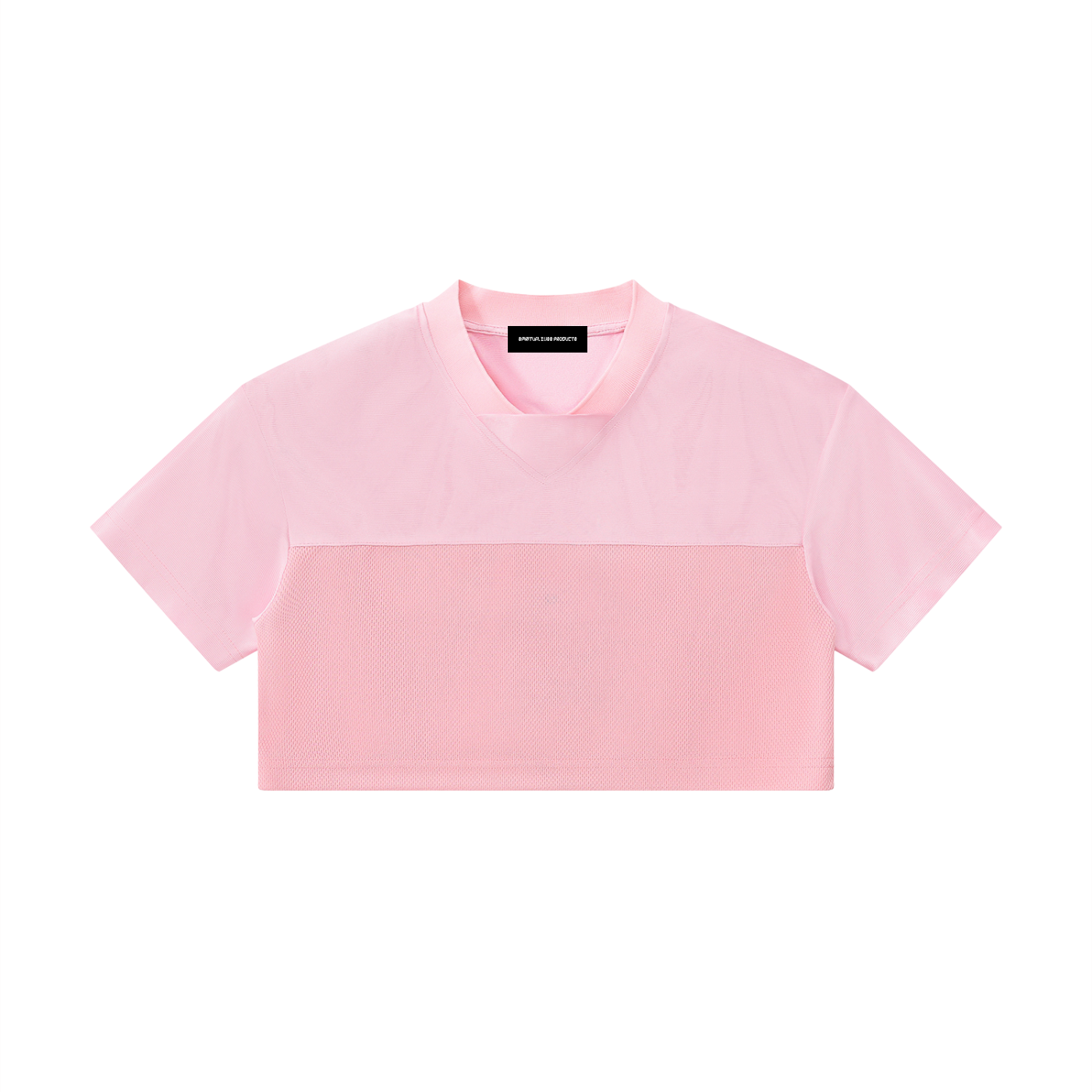 Women’s Cropped Paneled V-Neck Jersey