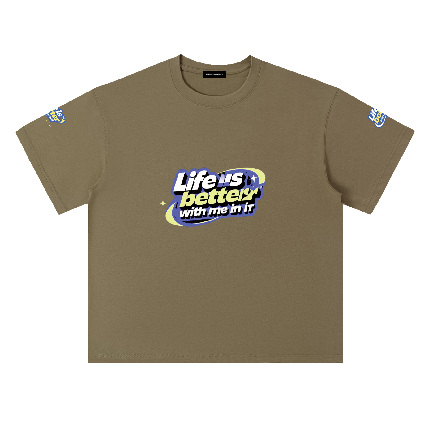 Heavyweight Drop Shoulder Cotton T-Shirt