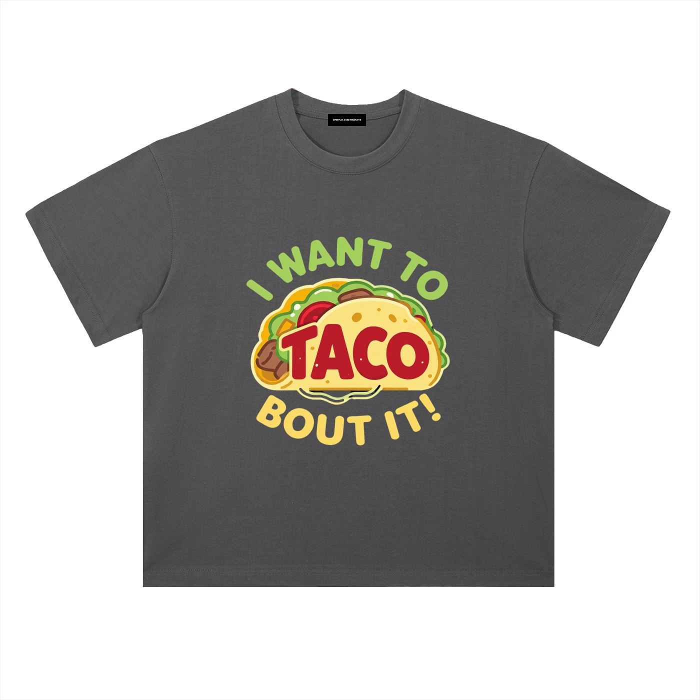 Heavyweight Drop Shoulder Cotton T-Shirt