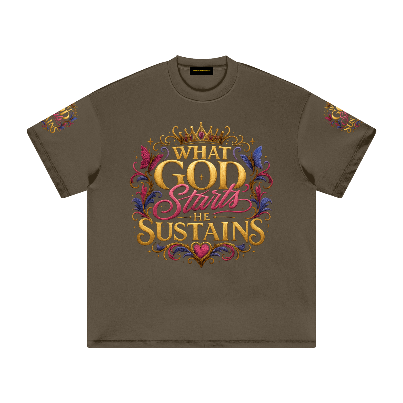 ヘビーウェイトアースカラートレーニングTシャツ