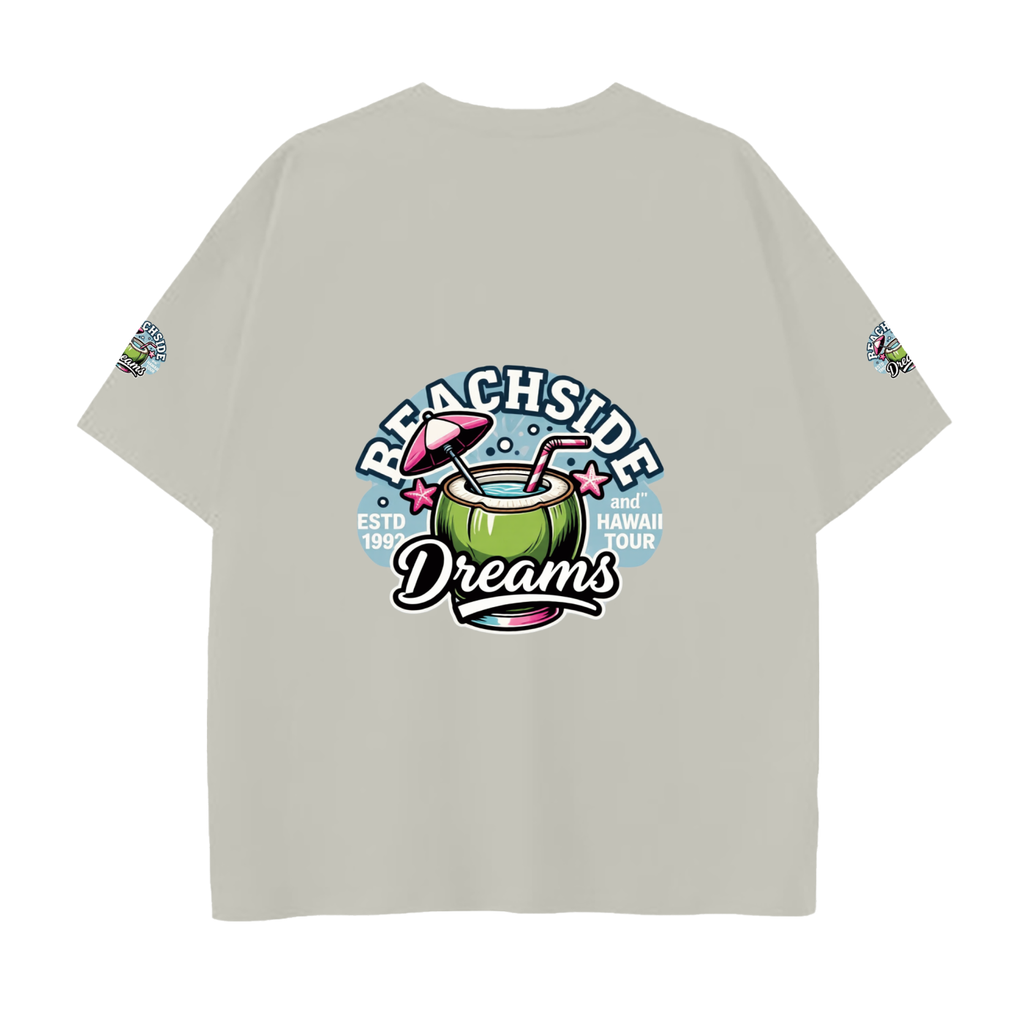 Drop Shoulder Cotton T-Shirt