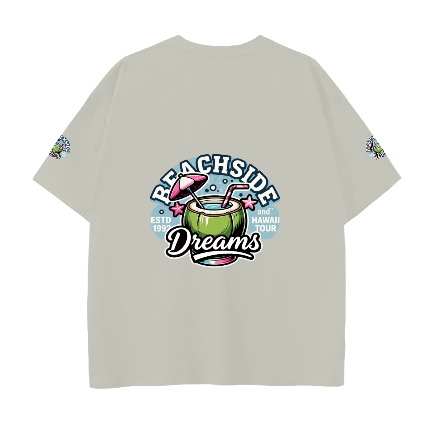 Drop Shoulder Cotton T-Shirt