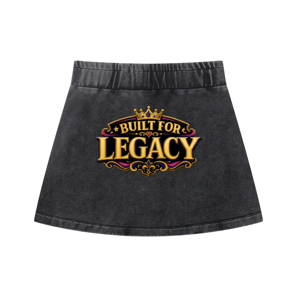 Women's Mineral Wash Mini Skirt