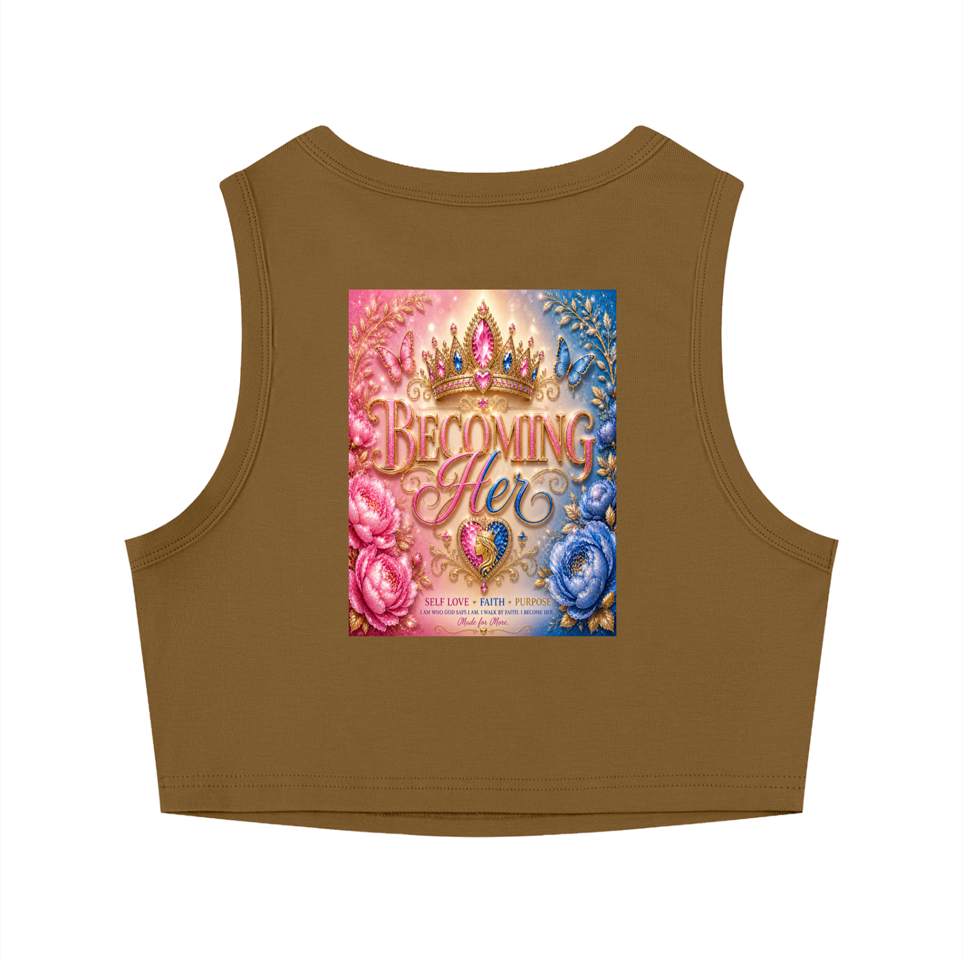 Women's Tight Crewneck Crop Tank Top