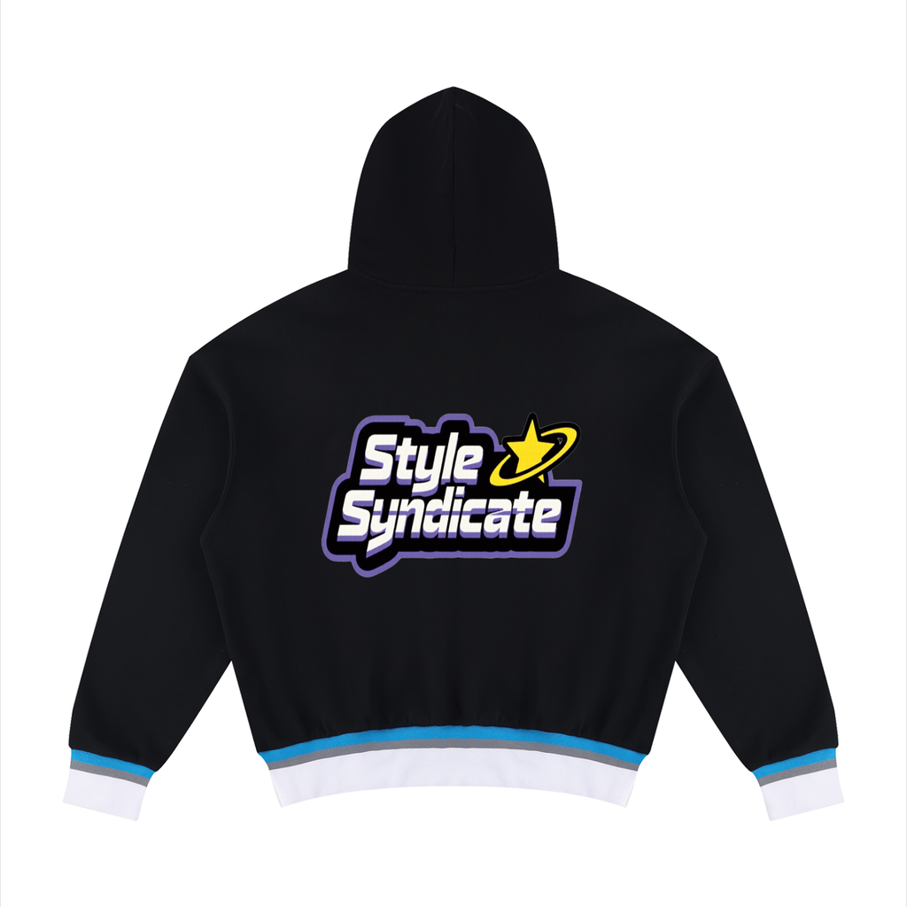 Unisex Oversized Color Block Boxy Hoodie
