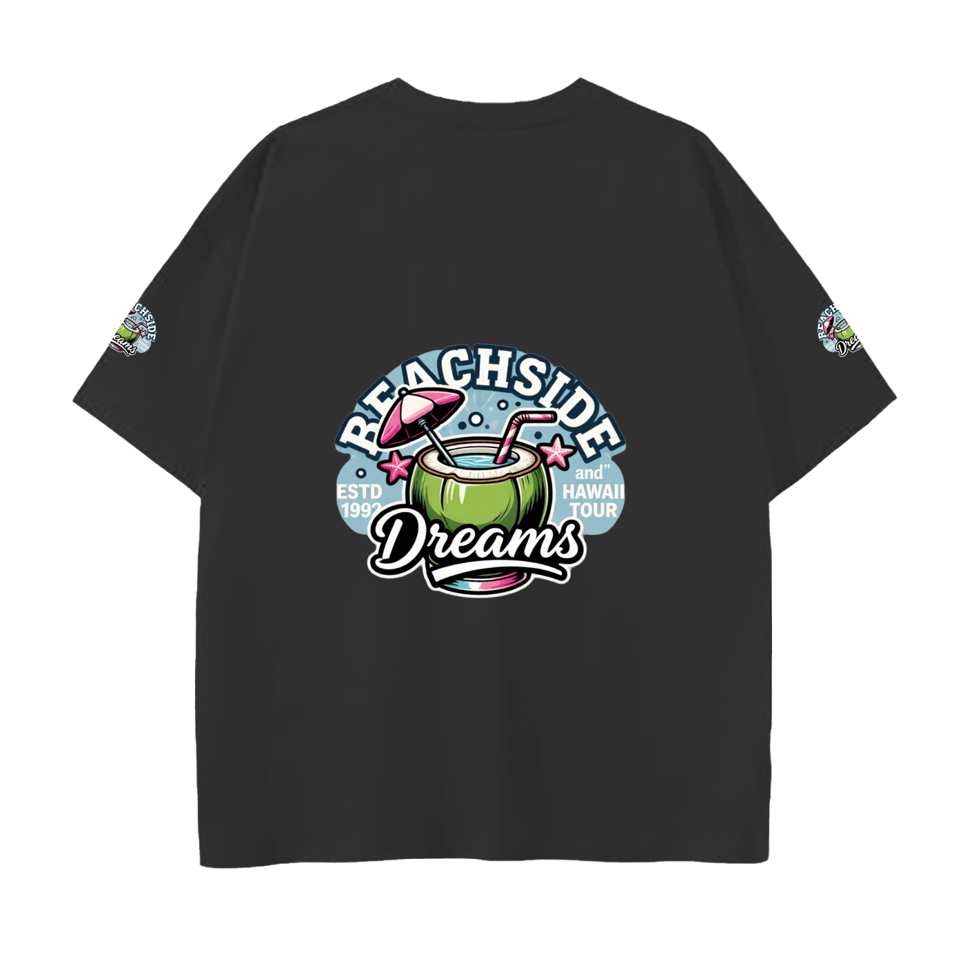 Drop Shoulder Cotton T-Shirt