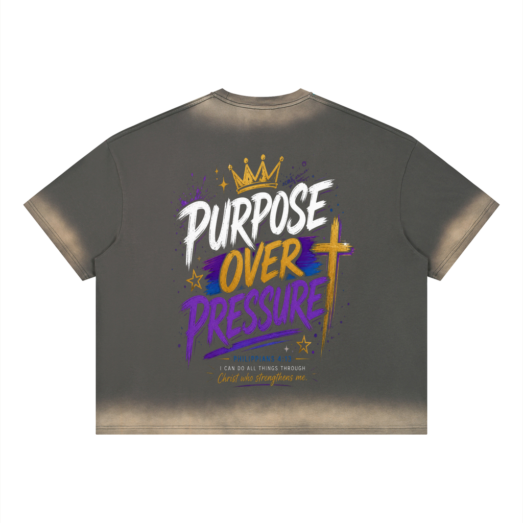 Unisex Boxy Sunfade Vintage Wash T-Shirt