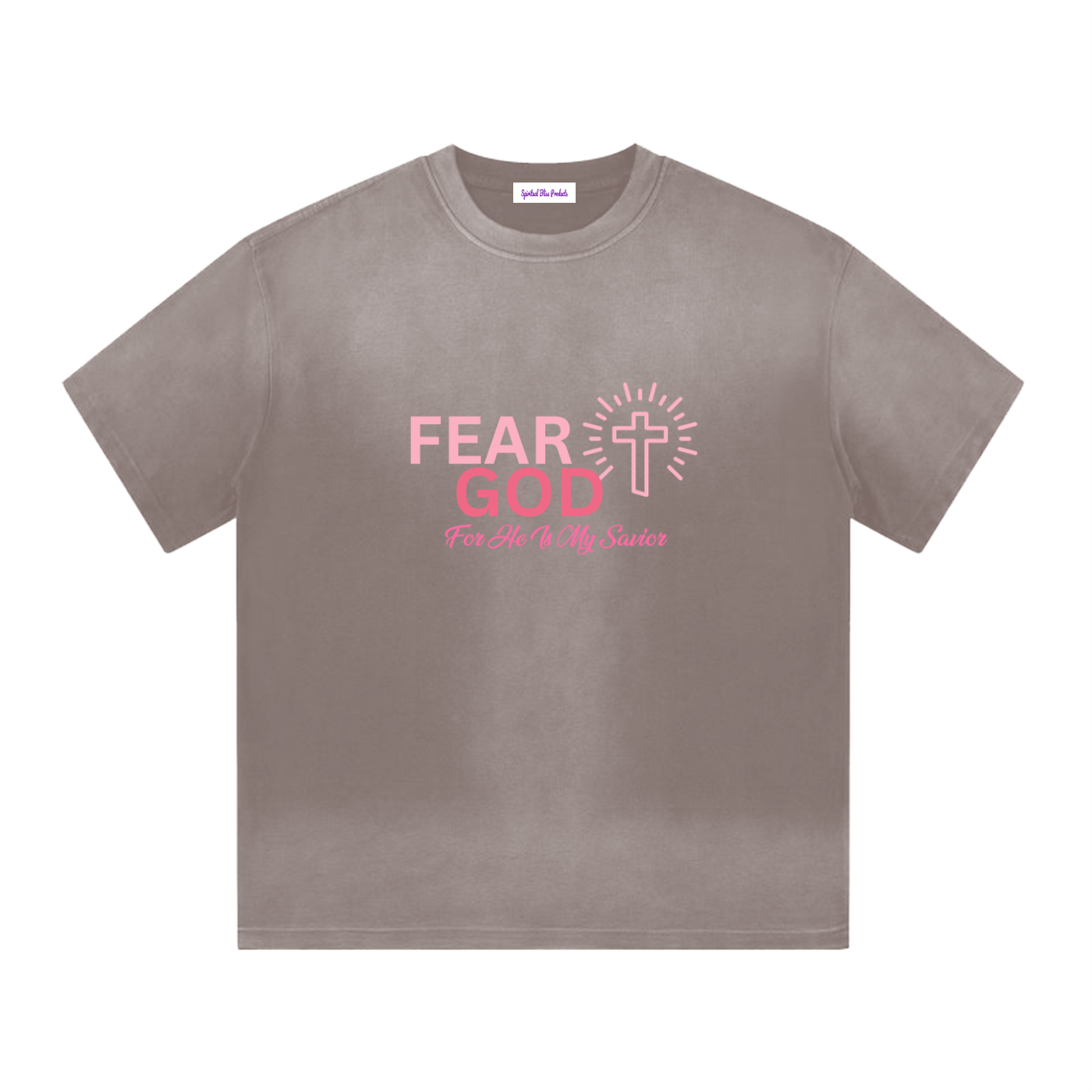 「I」シェイプ グラデーションウォッシュド Tシャツ