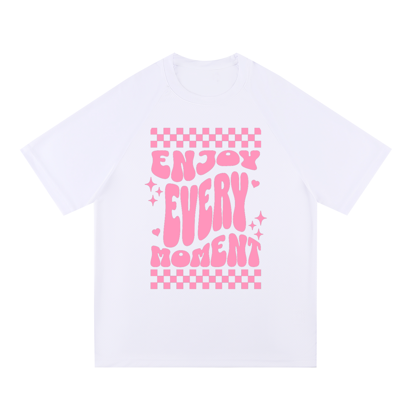 ラグランスリーブメッシュTシャツ