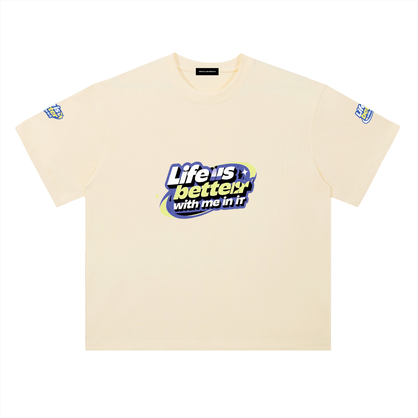 Heavyweight Drop Shoulder Cotton T-Shirt