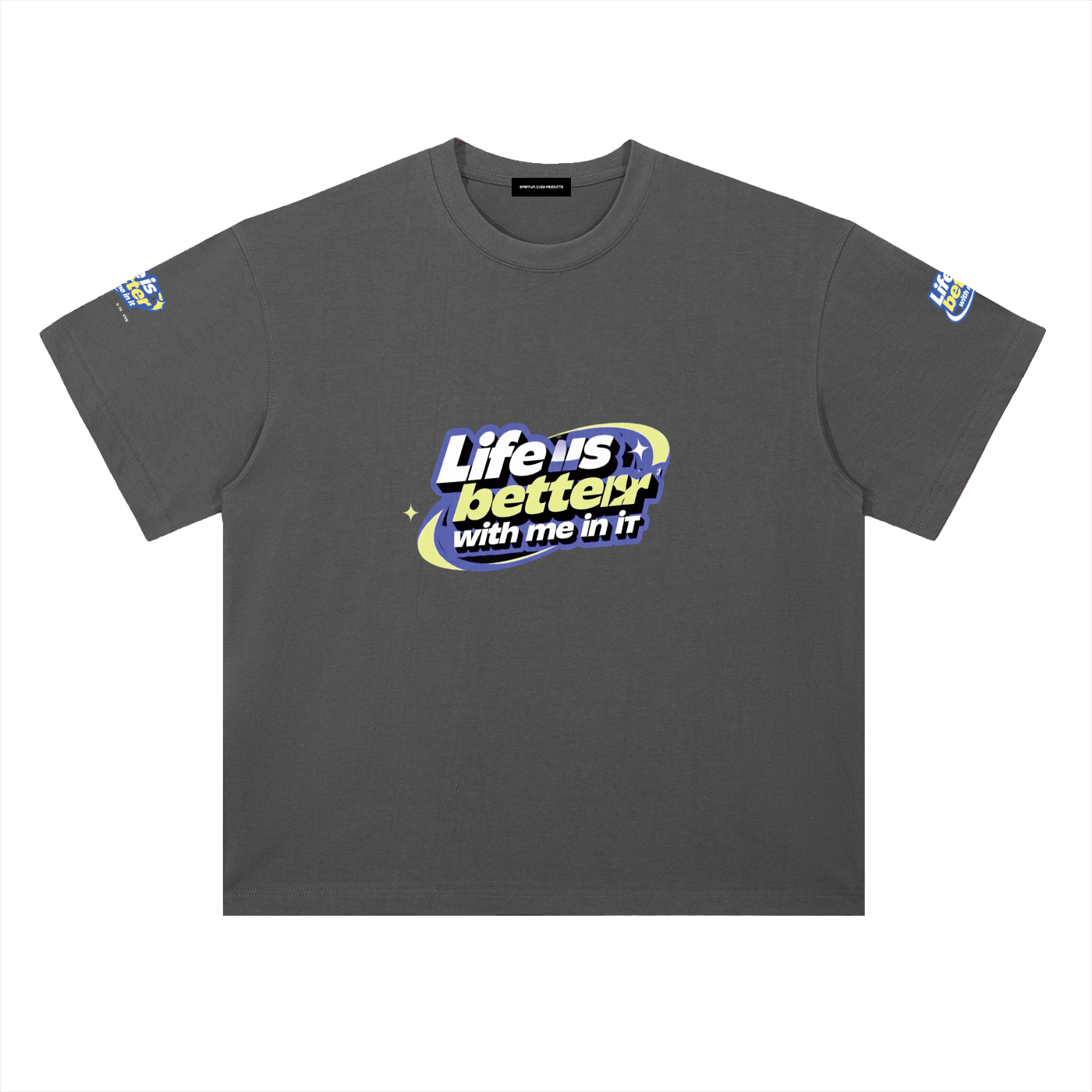 Heavyweight Drop Shoulder Cotton T-Shirt