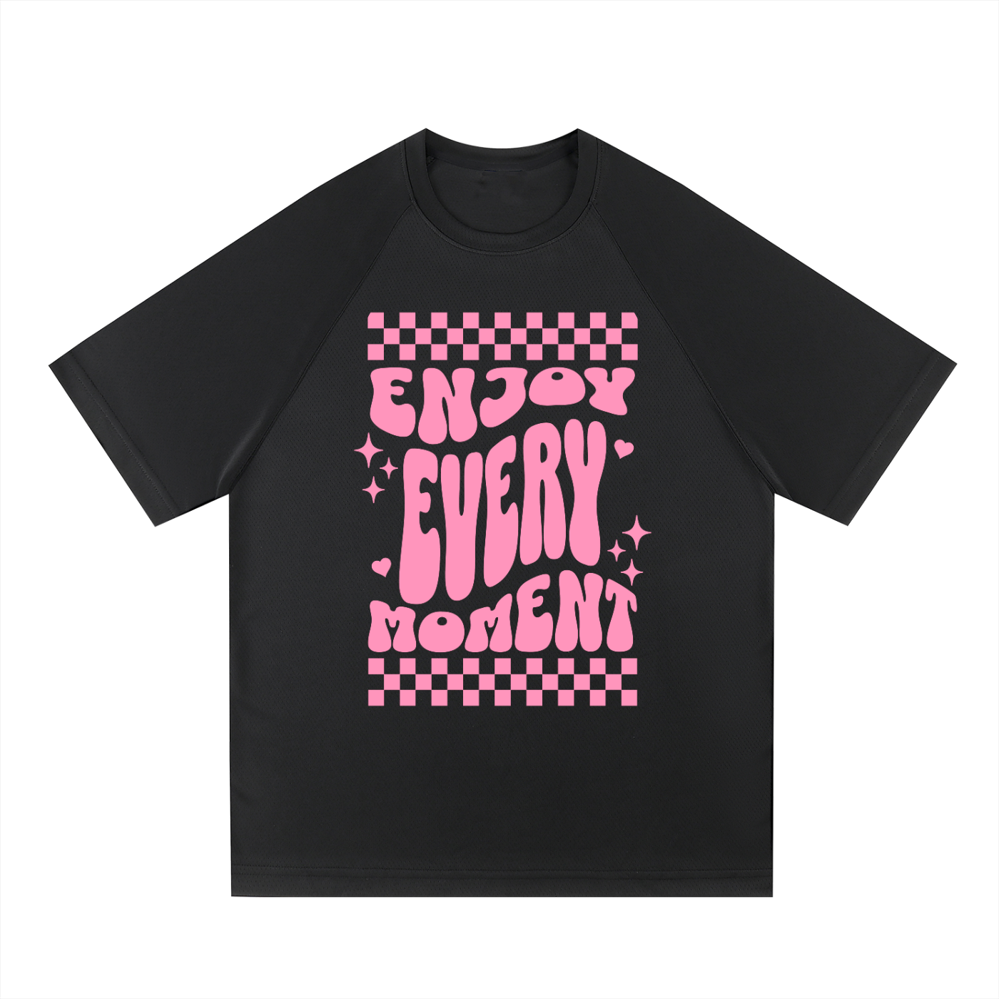 Raglan Sleeve Mesh T-Shirt