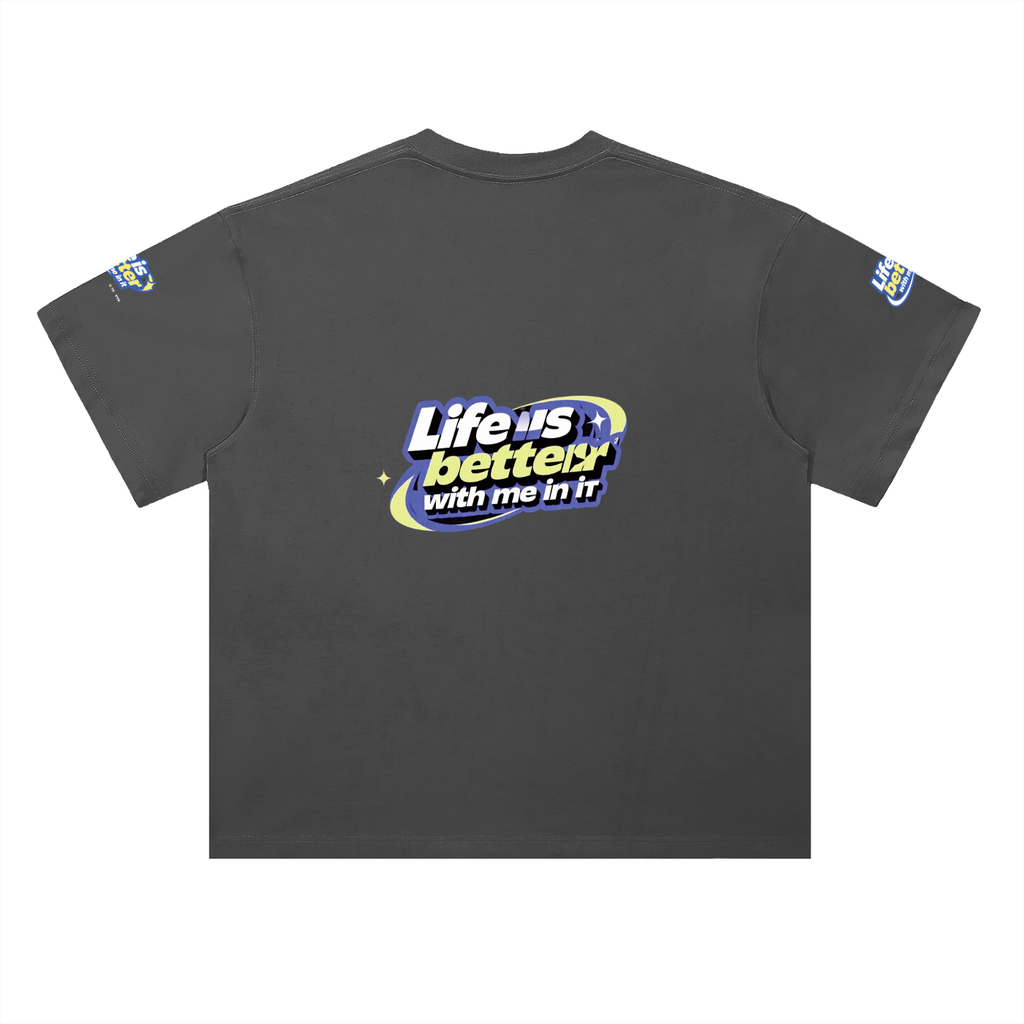Heavyweight Drop Shoulder Cotton T-Shirt