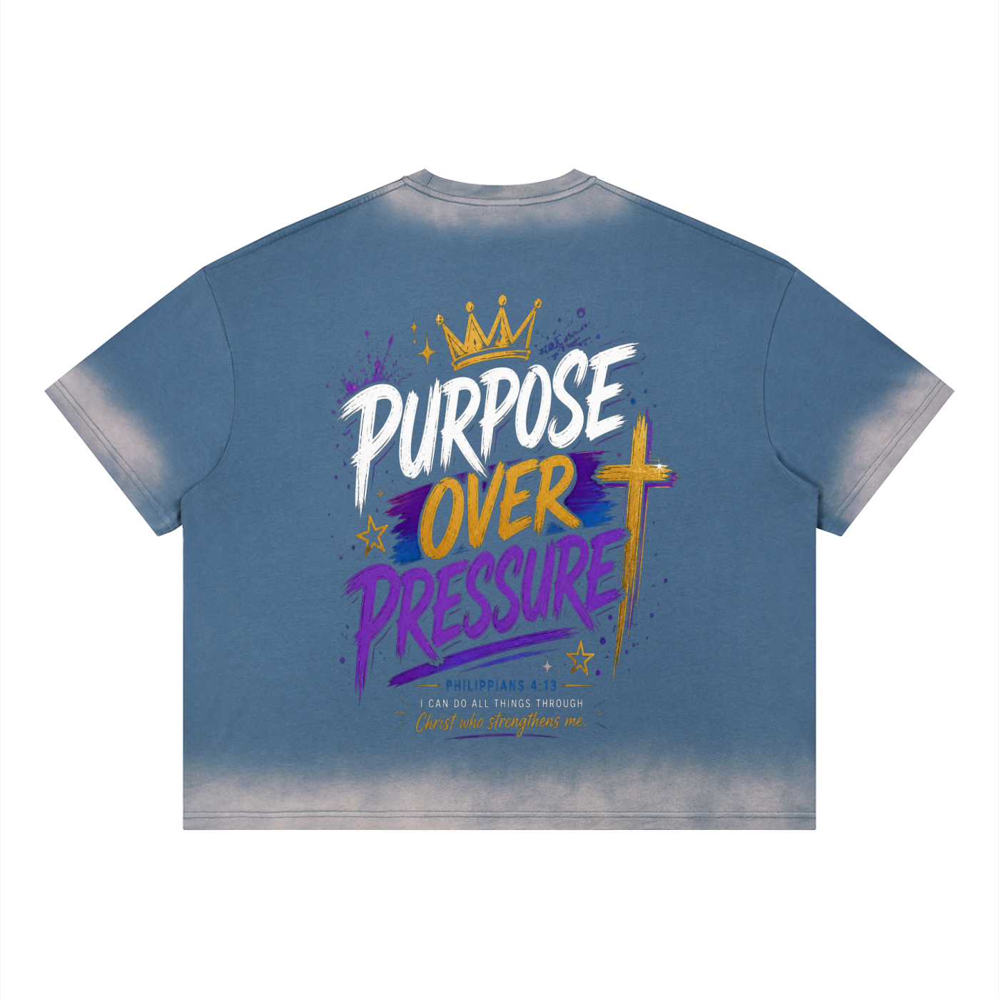Unisex Boxy Sunfade Vintage Wash T-Shirt