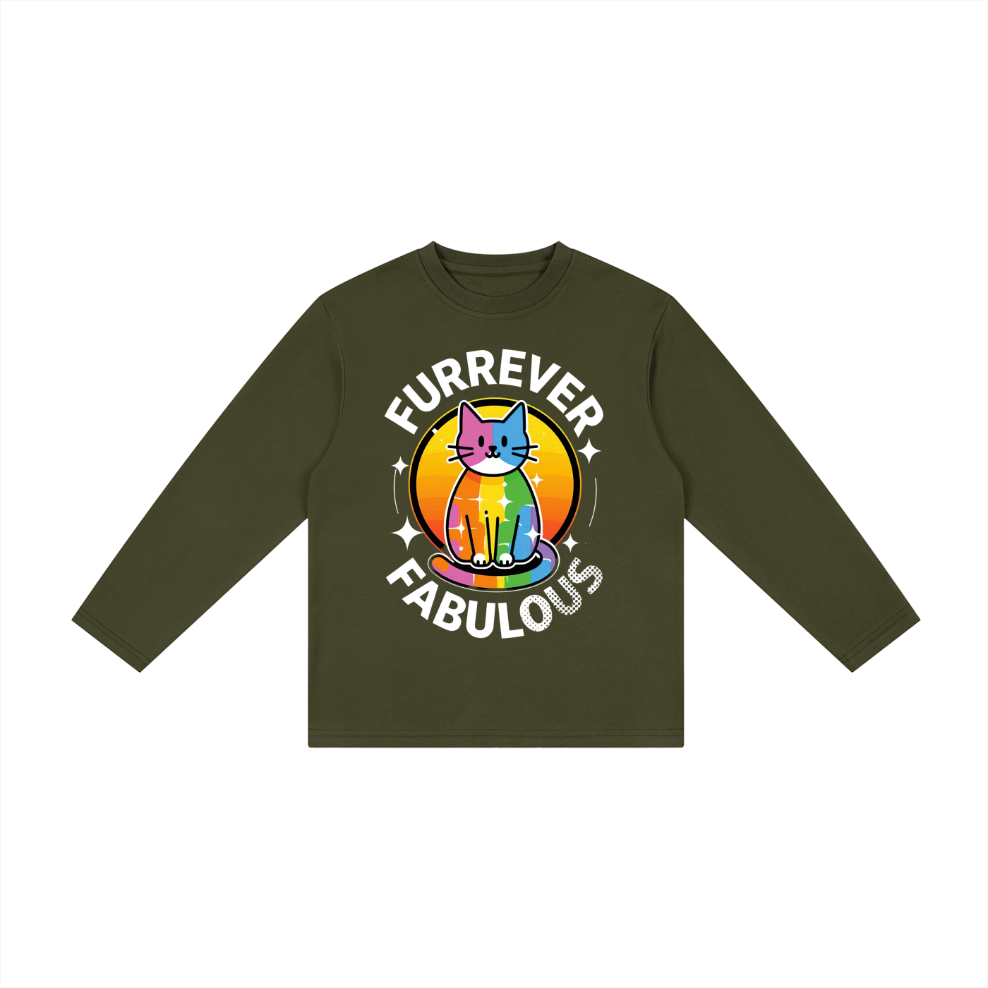 Kid's Drop Shoulder Long Sleeve T-Shirt