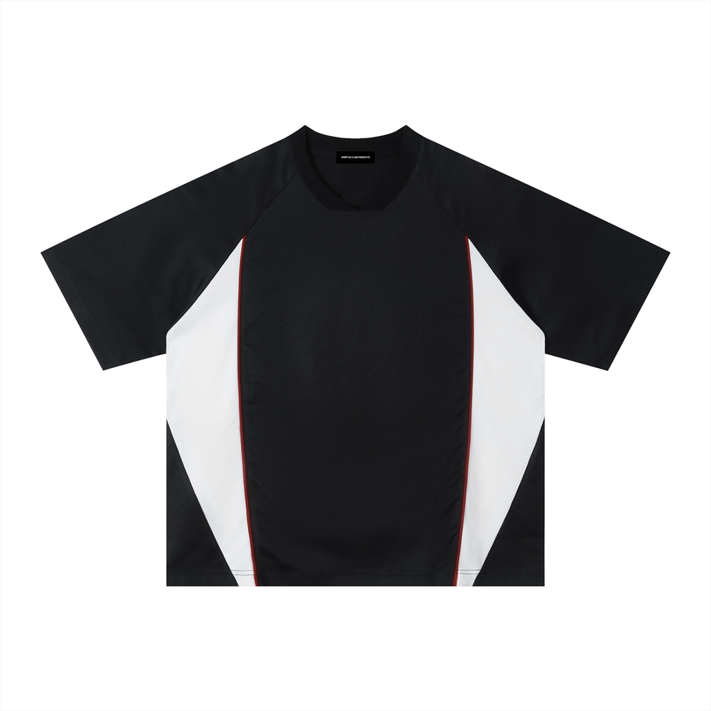 Unisex Color Block Quick-Dry T-Shirt